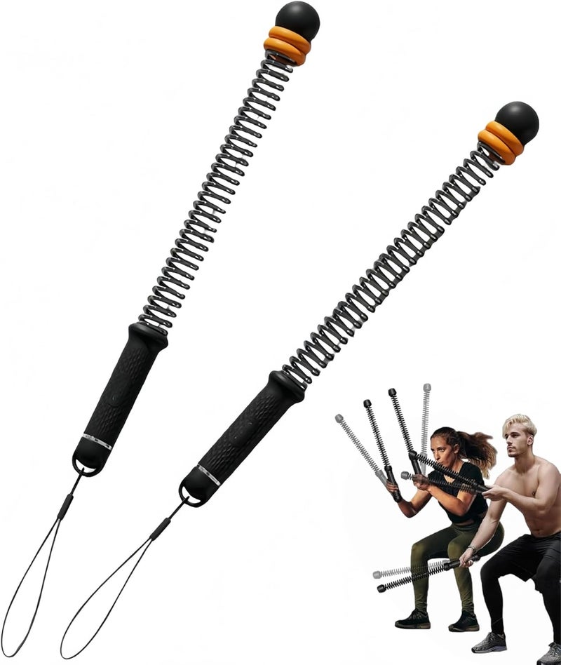 Vynoraxis Ropeless Battle Rope Battle Ropes for Home Gym - 2PCS workout ropes with Non-Slip Handles, Durable Workout Ropes for All Fitness Levels - Image 1